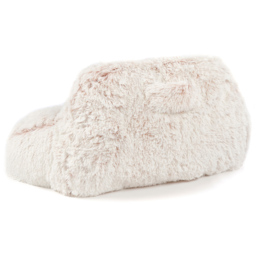 Downland Huggleland Pink Long Hair Cuddle Cushion - Size: 59 x 45 x 39cm - Wilko - thumbnail 4