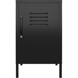 Dorel Mission District Black Metal Locker End Table - Size: 69 x 38 x 40cm - Wilko - thumbnail 4