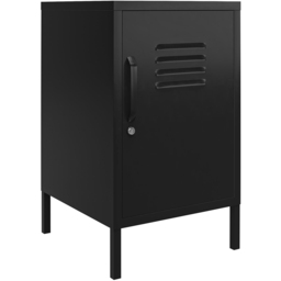 Dorel Mission District Black Metal Locker End Table - Size: 69 x 38 x 40cm - Wilko - thumbnail 3