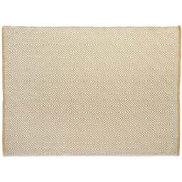 Hug Rug Gold Woven Diamond Rug 120 x 170cm - Wilko - thumbnail 1