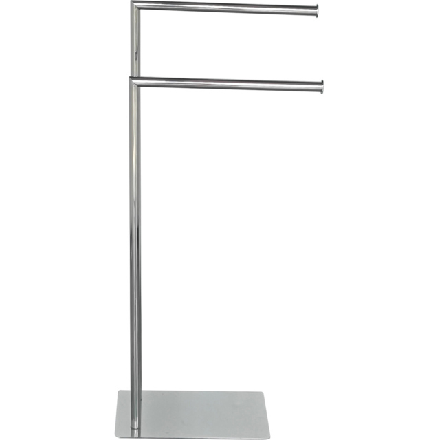 Polished Dual Towel Rail Chrome - Wilko - image 1