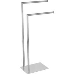 Polished Dual Towel Rail Chrome - Wilko - thumbnail 4