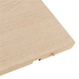 Florence A Line White Oak Round Dining Table Extension Leaf - Furniture To Go - Wilko - thumbnail 5