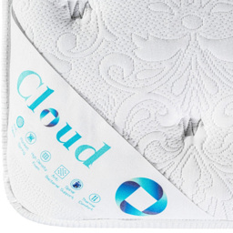Maxitex Cloud Small Double Pocket Memory Mattress - White - Wilko - thumbnail 7
