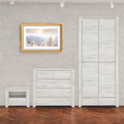 Florence Angel White 3 Piece Bedroom Furniture Set - Furniture To Go - Wilko