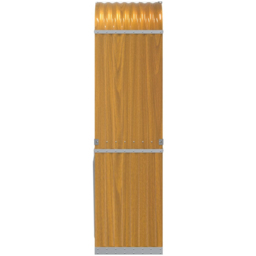 vidaXL Brown Galvanised Steel Firewood Log Holder 170 x 40 x 45cm - Wilko - thumbnail 5
