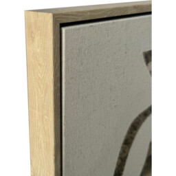 Botanical Vase Silhouette Framed Art Natural - Wilko - thumbnail 4