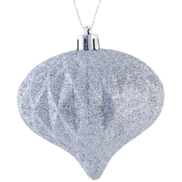 Pack of 20 Silver Baubles - Silver - Angel Whispers - Wilko - thumbnail 5
