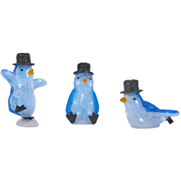 3 Piece Sliding Penguins with Top HatBlue - Wilko - thumbnail 4