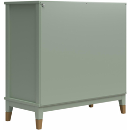 Dorel Westerleigh 2 Door Pale Green Accent Cabinet - Size: 85 x 86 x 41cm - Wilko - thumbnail 6