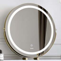 CARME Home Zara 3 Colour LED Gold Touch Sensor Light Mirror - Size: 16 x 49 x 49.5cm - Wilko - thumbnail 5