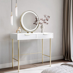 CARME Home Zara 3 Colour LED Gold Touch Sensor Light Mirror - Size: 16 x 49 x 49.5cm - Wilko - thumbnail 7