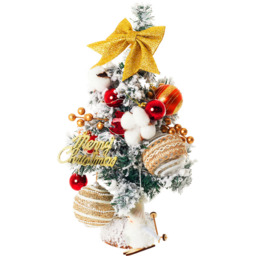 Living and Home Christmas Tree with LED Light Small - Size: 2ft - Orange - Wilko - thumbnail 4