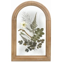 Botanical Dried Flowers Arch Wall Art - Wood - Wilko - thumbnail 1
