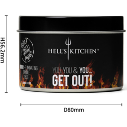 Hell's Kitchen Orange and Clove Scented Candle - Size: 7.5 x 9.2 x 9.2cm - Brown - Hells Kitchen - Wilko - thumbnail 7