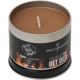 Hell's Kitchen Orange and Clove Scented Candle - Size: 7.5 x 9.2 x 9.2cm - Brown - Hells Kitchen - Wilko - thumbnail 5
