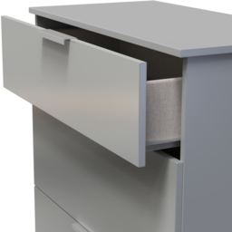 Crowndale Plymouth 3 Drawer Uniform Grey and Dusk Grey Deep Chest Ready Assembled - Wilko - thumbnail 7