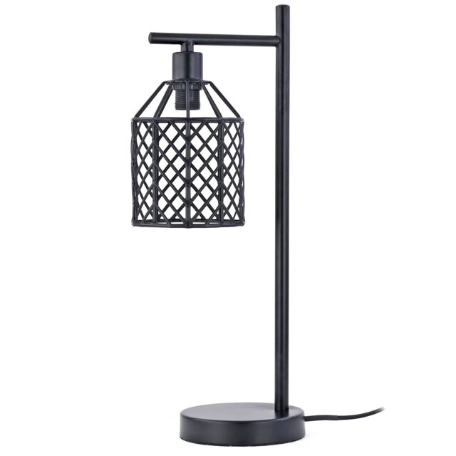 Industrial Weaved Table Lamp - Size: 17 x 46 x 12cm - Wilko - image 1