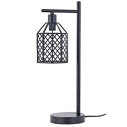 Industrial Weaved Table Lamp - Size: 17 x 46 x 12cm - Wilko - thumbnail 1