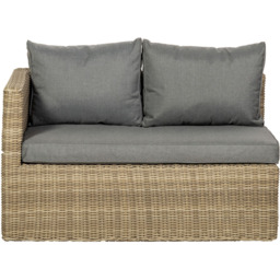 Royalcraft Wentworth 5 Seater Rattan Corner Lounge Set - Cream - Wilko - thumbnail 5