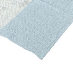 Tofino Herringbone Throw - Blue - Divante - Wilko - thumbnail 3