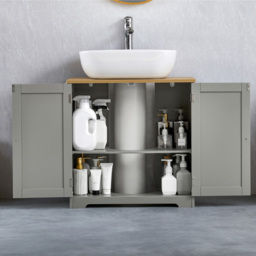 BATH VIDA Priano 2 Door Undersink Cabinet - Size: 60 x 60 x 30cm - Wilko - thumbnail 5