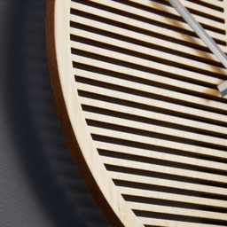 Premier Housewares Vitus Wooden Round Wall Clock 40cm - Size: 40 x 5 x 40cm - Brown - Wilko - thumbnail 7