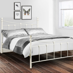 Julian Bowen Rebecca King Size Stone White Bed - Wilko - thumbnail 6