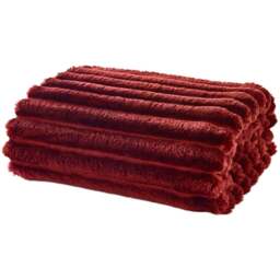 Deyongs Alnwick Merlot Throw 140 x 180cm - Red - Wilko - thumbnail 1