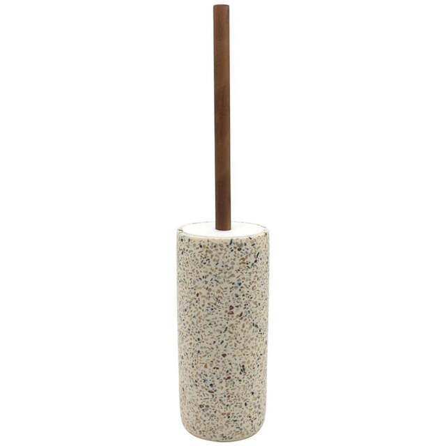 Vinci Terrazzo Toilet Brush Holder - Multicolour - Wilko - image 1