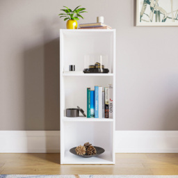 VIDA DESIGNS Oxford 3 Shelf White Bookcase - Wilko - thumbnail 4