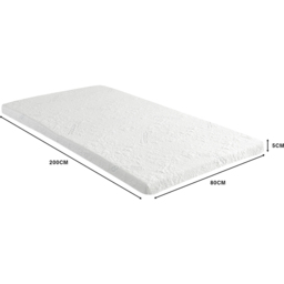 Starlight Beds European Small Single Graphite Infused Cooling Mattress Topper 2 inch - Blue - Wilko - thumbnail 6