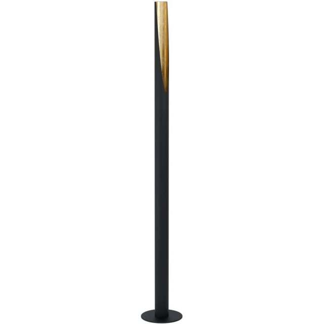 EGLO Barbotto Black and Gold Floor Lamp - Wilko