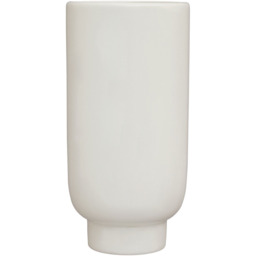 Premier Housewares White Fabia Face Ceramic Vase Large - Size: 13 x 13 x 27cm - Wilko - thumbnail 3