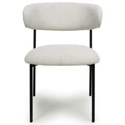 Shankar Marisa Set of 2 Natural Linen Dining Chair - Cream - Wilko - thumbnail 6