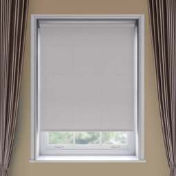 New Edge Blinds Thermal Blackout Roller Blind Light Grey 65cm - Size: W 65cm x D 170cm - Wilko