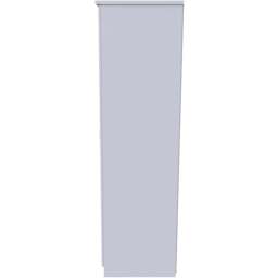 Crowndale Avon 3 Door 2 Drawer White Matt Mirrored Wardrobe Ready Assembled - Size: 3 Door, 2 Drawer - Wilko - thumbnail 5