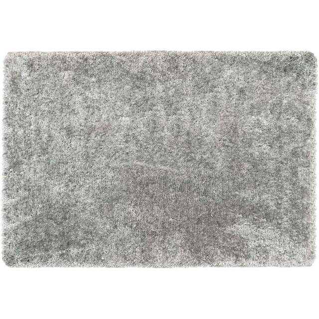 My Luxe Silver Rug 160 x 230cm - Size: 160 x 230 x 6cm - Grey - Wilko - image 1