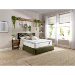Aspire Small Single Climate Cool Pillow Top Pocket Mattress - White - Wilko - thumbnail 5