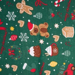 Christmas Printed Table Runner Green - All I Want For Christmas - Wilko - thumbnail 6