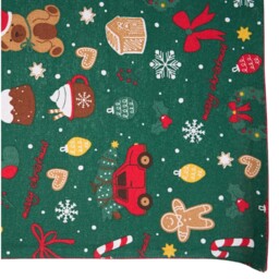 Christmas Printed Table Runner Green - All I Want For Christmas - Wilko - thumbnail 7