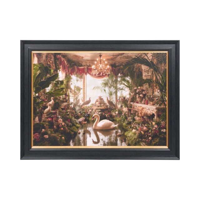 Ornate Swan Oasis Print Frame - Wilko - image 1