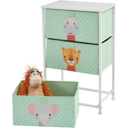 Liberty House Toys 3 Drawer Jungle Kids Storage Chest - Size: 73 x 45 x 30cm - Wilko - thumbnail 5