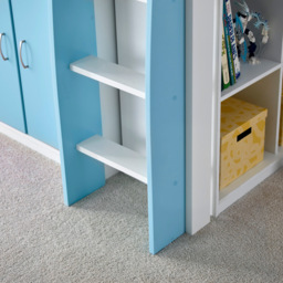 Bedmaster Lacy Blue Storage Mid Sleeper - Size: Single - Wilko - thumbnail 5