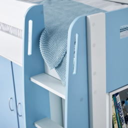 Bedmaster Lacy Blue Storage Mid Sleeper - Size: Single - Wilko - thumbnail 7