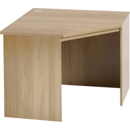 R White Cabinets Corner Computer Desk Brown - Size: 72.8 x 94 x 54cm - Wilko - thumbnail 3