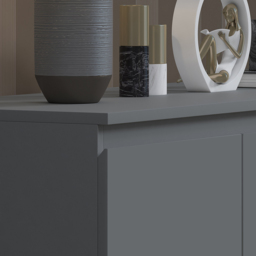 FWStyle Stora Merchant 7 Drawer Matt Grey Chest of Drawers - Wilko - thumbnail 5