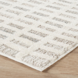 Desire Rugs Mabel Stone Grid Design Rug 160 x 230cm - Size: 230 x 160 x 1.3cm - Grey - Wilko - thumbnail 4