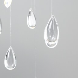 ValueLights Children Nursery White Cloud with Rain Pendant Light Shade - Size: 47 x 35 x 30cm - Wilko - thumbnail 6