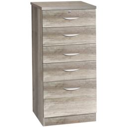 R White Cabinets 6 Drawer Grey Chest of Drawers - Wilko - thumbnail 3